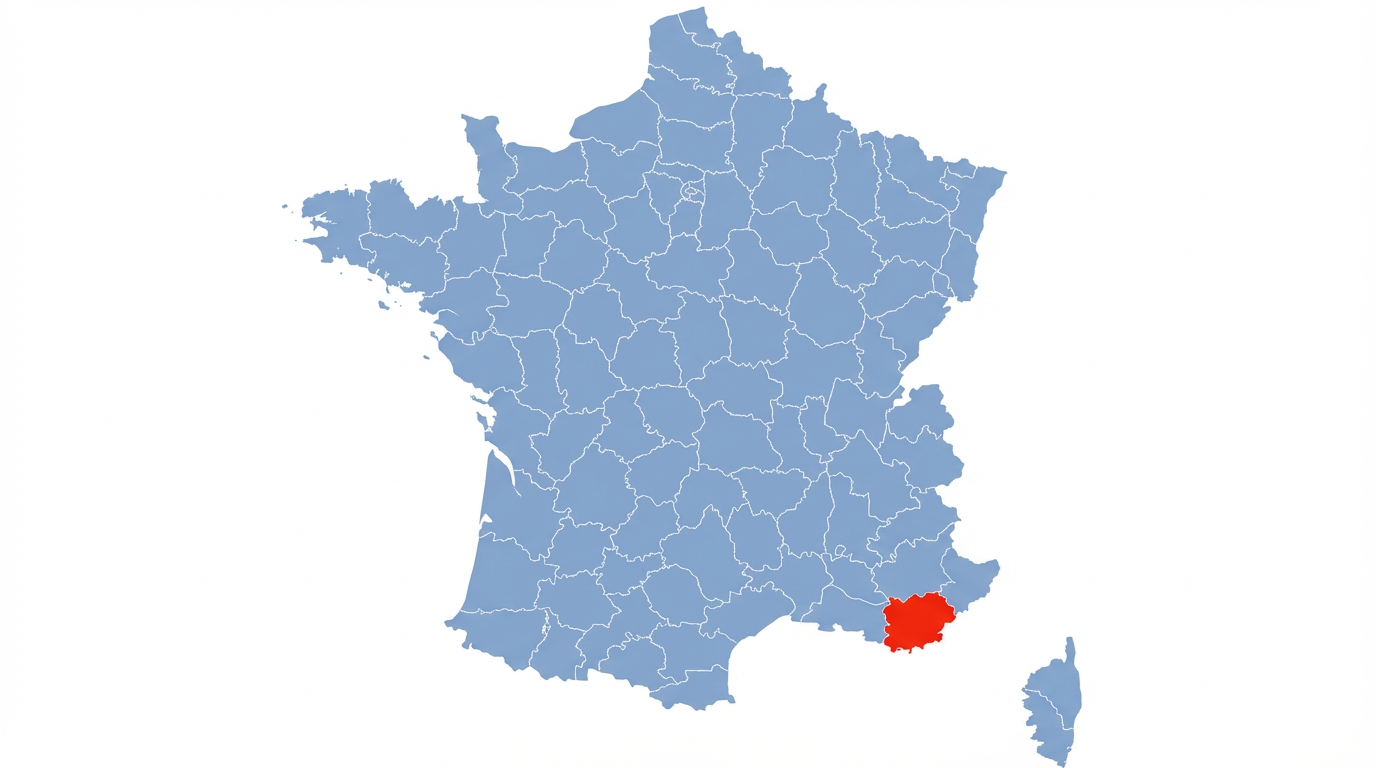 Carte du département du Var (83)