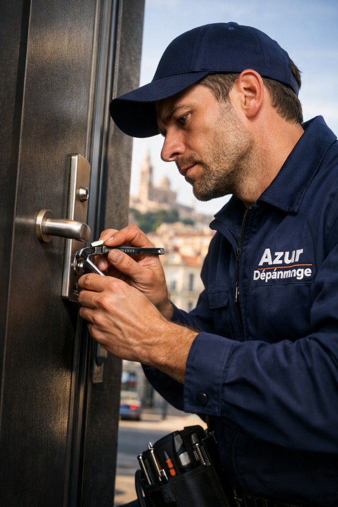 Serrurier Azur Dépannage en intervention sur une serrure à Marseille